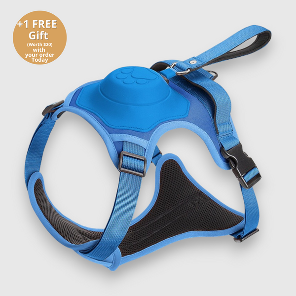 Furryking™ 3 in 1 Dog Harness with Built-In Leash